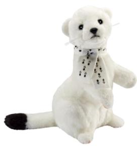 Peluche Hermine Écharpe Bretonne - 23 cm